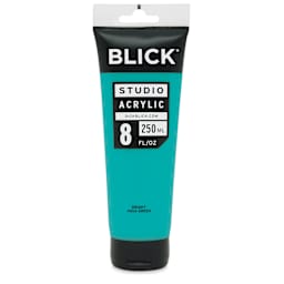 Blick Studio Acrylics - Bright Aqua Green, 8 oz tube