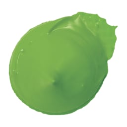 Blick Studio Acrylics – Fluorescent Green, 4 oz tube blob swatch