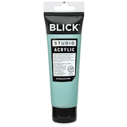 Blick Studio Acrylics - Viridian Green Light, 4 oz tube back