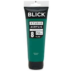 Blick Studio Acrylics - Phthalo Green, 8 oz tube