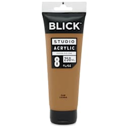 Blick Studio Acrylics - Raw Sienna, 8 oz tube