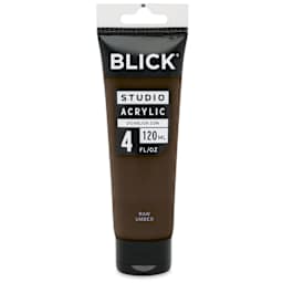 Blick Studio Acrylics - Raw Umber, 4 oz tube