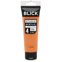 Blick Studio Acrylics - Copper (Metallic), 4 oz tube