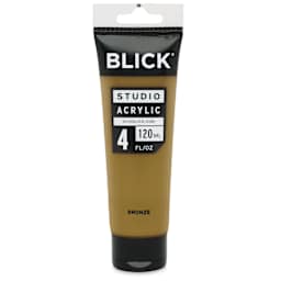 Blick Studio Acrylics - Bronze (Metallic), 4 oz tube
