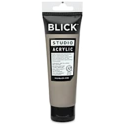 Blick Studio Acrylics - Pastel Brown, 4 oz tube back