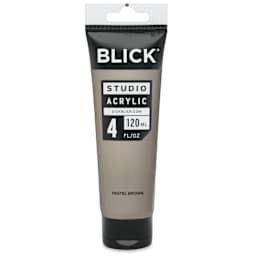 Blick Studio Acrylics - Pastel Brown, 4 oz tube