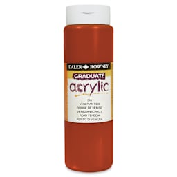Daler-Rowney Graduate Acrylics - Venetian Red, 500 ml bottle