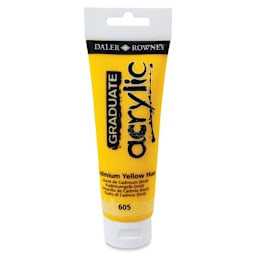 Daler-Rowney Graduate Acrylics - Cadmium Yellow Hue, 120 ml tube