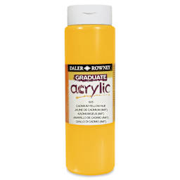 Daler-Rowney Graduate Acrylics - Cadmium Yellow Hue, 500 ml bottle