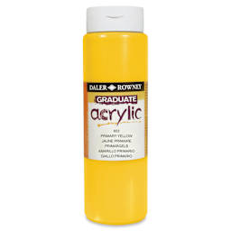 Daler-Rowney Graduate Acrylics - Primary Yellow, 500 ml bottle