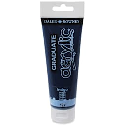 Daler-Rowney Graduate Acrylics - Indigo, 120 ml tube