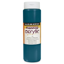 Daler-Rowney Graduate Acrylics - Phthalo Turquoise, 500 ml bottle