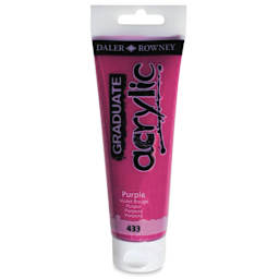 Daler-Rowney Graduate Acrylics - Purple, 120 ml tube