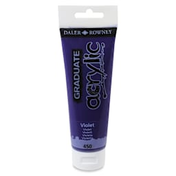 Daler-Rowney Graduate Acrylics - Violet, 120 ml tube