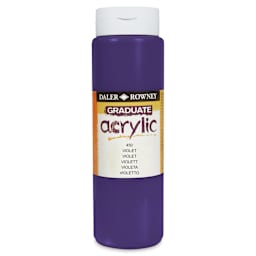 Daler-Rowney Graduate Acrylics - Violet, 500 ml bottle