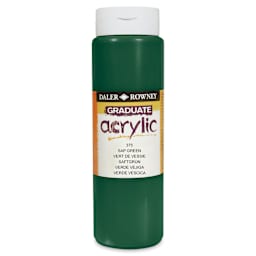 Daler-Rowney Graduate Acrylics - Sap Green, 500 ml bottle
