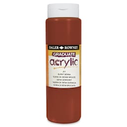 Daler-Rowney Graduate Acrylics - Burnt Sienna, 500 ml bottle