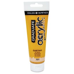 Daler-Rowney Graduate Acrylics - Gold Imitation, 120 ml tube