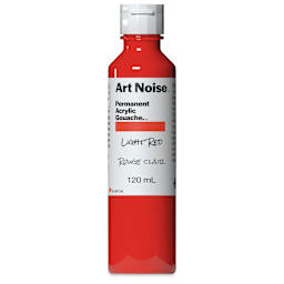 Tri-Art Art Noise Permanent Acrylic Gouache - Light Red, 120 ml, Bottle