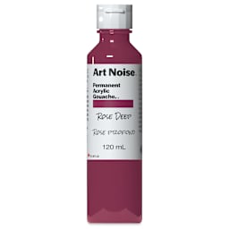 Tri-Art Art Noise Permanent Acrylic Gouache - Rose Deep, 120 ml, Bottle