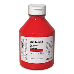 Tri-Art Art Noise Permanent Acrylic Gouache - Pyrrole Red, 500 ml, Bottle