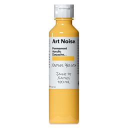 Tri-Art Art Noise Permanent Acrylic Gouache - Naples Yellow, 120 ml, Bottle