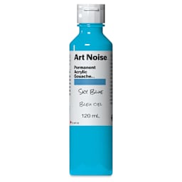 Tri-Art Art Noise Permanent Acrylic Gouache - Sky Blue, 120 ml, Bottle