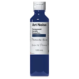Tri-Art Art Noise Permanent Acrylic Gouache - Prussian Blue, 120 ml, Bottle