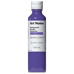 Tri-Art Art Noise Permanent Acrylic Gouache - Ultra Violet, 120 ml, Bottle