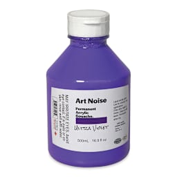 Tri-Art Art Noise Permanent Acrylic Gouache - Ultra Violet, 500 ml, Bottle