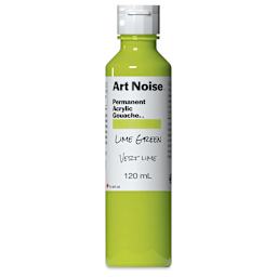 Tri-Art Art Noise Permanent Acrylic Gouache - Lime Green, 120 ml, Bottle
