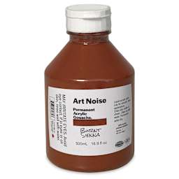 Tri-Art Art Noise Permanent Acrylic Gouache - Burnt Sienna, 500 ml, Bottle
