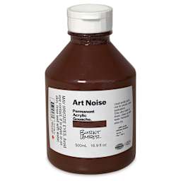 Tri-Art Art Noise Permanent Acrylic Gouache - Burnt Umber, 500 ml, Bottle