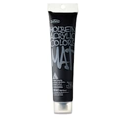 Holbein Mat Acrylic - Black, 110 ml tube