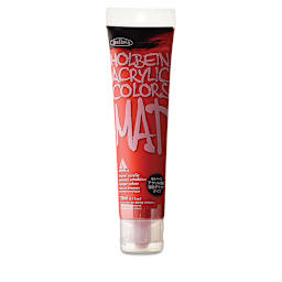 Holbein Mat Acrylic - Carmine, 110 ml tube