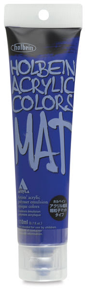 Holbein Mat Acrylics - 110 ml tube of Ultramarine Deep
