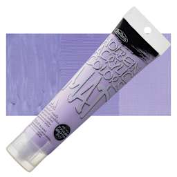 Holbein Mat Acrylic - Lilac, 110 ml tube and swatch