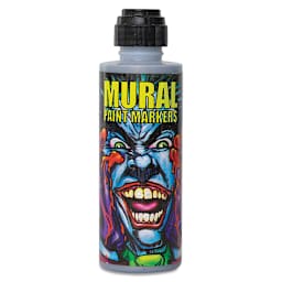 Chroma Mural Paint Markers - Rock Star (Silver), 4 oz Can