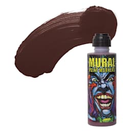 Chroma Mural Paint Marker - Brick, 4 oz Bottle and swatch