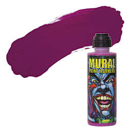 Chroma Mural Paint Marker - Pucker, 4 oz Bottle and swatch