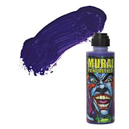 Chroma Mural Paint Marker - Purple Haze, 4 oz Bottle and swatch