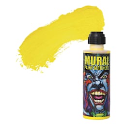 Chroma Mural Paint Marker - Scorched, 4 oz Bottle and swatch