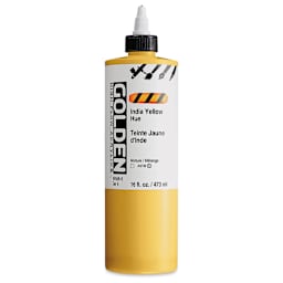 Golden High Flow Acrylics - Indian Yellow Hue, 16 oz bottle