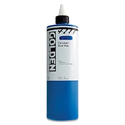 Golden High Flow Acrylics - Cerulean Blue Hue, 16 oz bottle