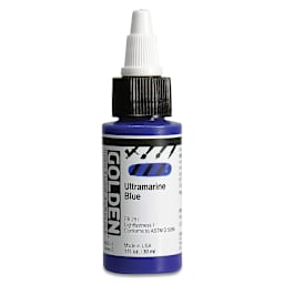 Golden High Flow Acrylics - Ultramarine Blue, 1 oz bottle