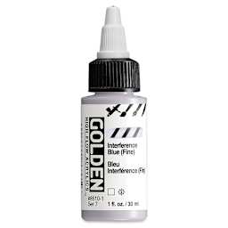 Golden High Flow Acrylics - Interference Blue (Fine), 1 oz bottle