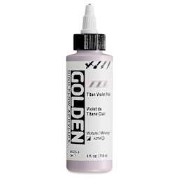 Golden High Flow Acrylics - Titan Violet Pale, 4 oz bottle