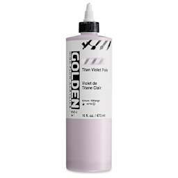 Golden High Flow Acrylics - Titan Violet Pale, 16 oz bottle