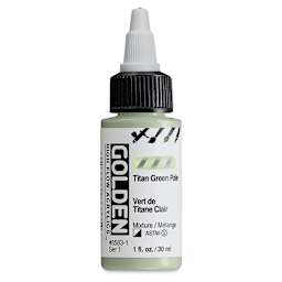 Golden High Flow Acrylics - Titan Green Pale, 1 oz bottle