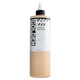 Golden High Flow Acrylics - Iridescent Gold (Fine), 16 oz bottle